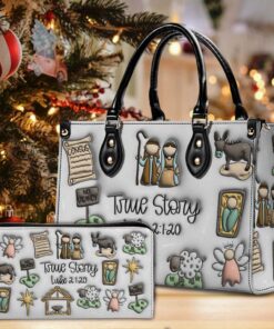 Nativity Leather Handbag & Wallet QFTD4081002