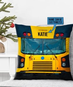 Personalized School Bus Driver Pillow QFND4281010