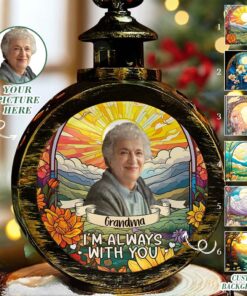 Personalized Photo Pet Memorial Candlelight Lantern Ornament QFHM4291006