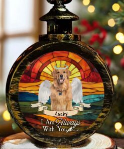 Personalized Photo Pet Memorial Candlelight Lantern Ornament QFHM4291005