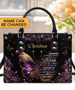I Can Only Imagine Personalized Leather Handbag Inspirational Gift Christian Ladies MQNT4171003