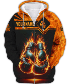 Personalized Burning Boxing Costume Collection for Boxers and Boxing Fans MQNT4311002
