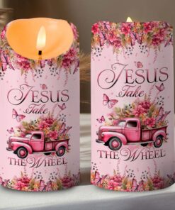Jesus LED Candle QFTD4311002
