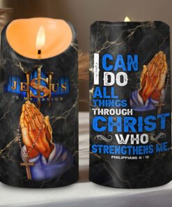 Jesus LED Candle QFTD4311003