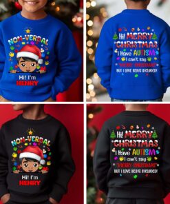Autism Christmas Shirt For Kids, Holiday Special Needs Gift, Christmas Gift For Autistic Children, Xmas Gift For Autistic Girls, Autistic Boys QFHM4111001