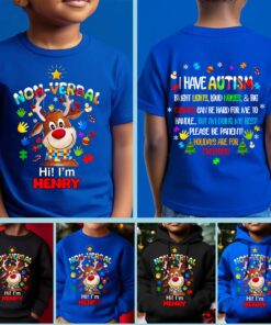 Autism Christmas Shirt For Kids, Holiday Special Needs Gift, Christmas Gift For Autistic Children, Xmas Gift For Autistic Girls, Autistic Boys QFHM4121003