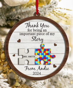 Personalized Christmas Autism Gift For Teacher THPY4051101