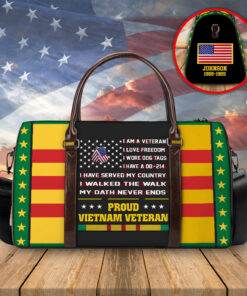 Personalized Vietnam Veteran Travel Bag QFNT4041108