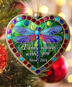 Personalized Memorial Gift I'm Always With You Heart Acrylic Ornament QFPY4110603