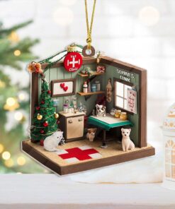 Personalized Vet Clinic Room Ornament NPND4301007