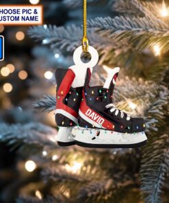 Personalized Ice Hockey Ornament, Gift for Hockey Players NPND4051103