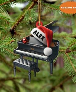 Personalized Piano 2D Flat Acrylic Ornament, Piano Lovers Gift, Musical Instrument Ornament NPND4061102