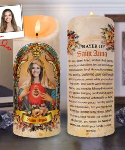 Custom Prayer Candle, Personalized Votive Candle with Photo QFTD4071101