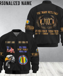 Personalize Vietnam Veteran Bomber Jacket MQUU4131101