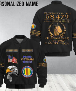 Personalize Vietnam Veteran Bomber Jacket MQUU4151101