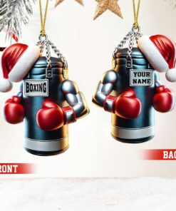 Christmas Boxing Punching Bag Acrylic Ornament MQUU4061103