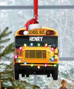 Presonalized School Bus Driver Acrylic Ornament MQHH4071102