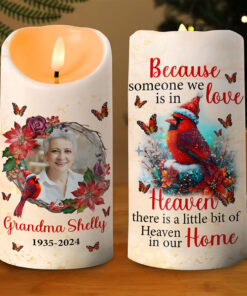 Personalized Photo Memorial LED Candle LCUU4111102
