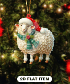 Sheep Christmas Acrylic Ornament MQPY4061104