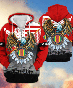 Vietnam Veteran Zip-Hoodie MQHA4121103