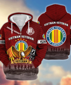 Vietnam Veteran Zip-Hoodie MQHA4121104