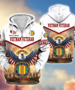 Vietnam Veteran Zip-Hoodie MQHA4121105