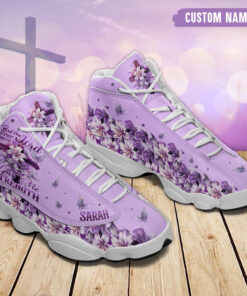 Custom Name But The Lord Stood With Me And Gave Me Strength Women?s Jesus Shoes QFNT4251202
