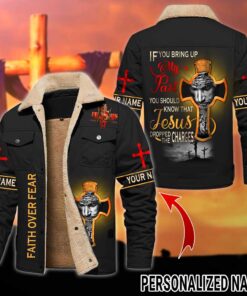 Personalized Jesus Fleece Lined Polyester Jacket UKUU4161201