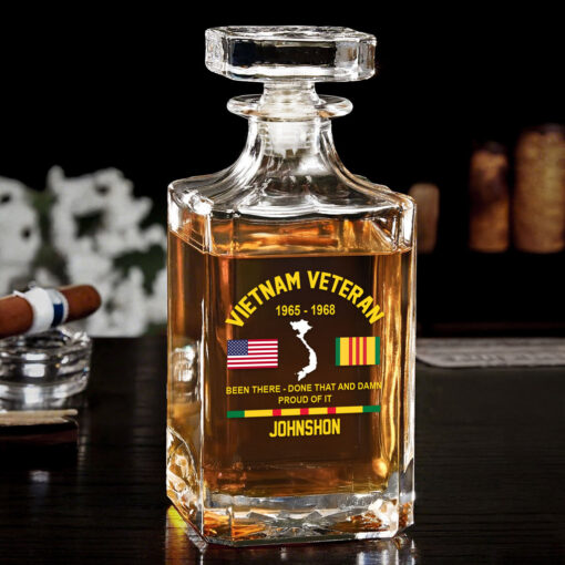 Personalized Vietnam Vetetan Whiskey Bottle QFNT5270202 - Image 2