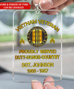 Personalized Vietnam Veteran Rear View Mirror Accessory QFNT5210305