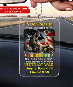 Personalized Vietnam Veteran Rear View Mirror Accessory QFNT5210308