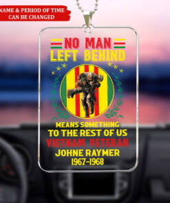 Personalized Vietnam Veteran Rear View Mirror Accessory QFNT5210309