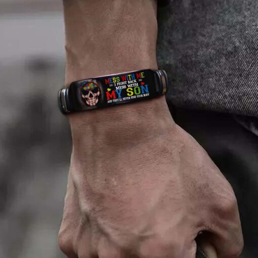Personalized Autism Dad Bracelet UKHM5200302 - Image 4