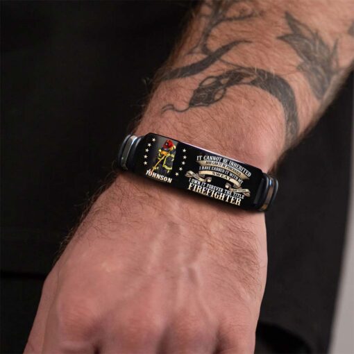 Personalized Firefighter Bracelet, I Own It Forever The Title Firefighter Bracelet NPND5250305 - Image 3