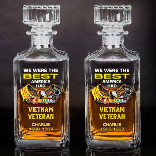 Personalized Vietnam Veteran Whiskey Bottle QFNT5100304