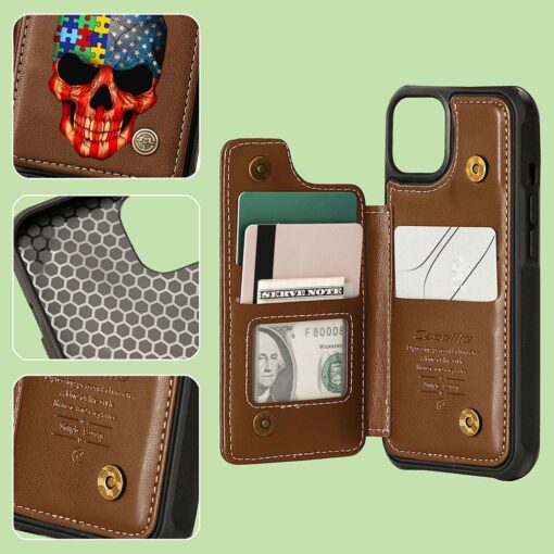 Leather Flip Wallet Phone Case TEST PHONE CASE - Image 8