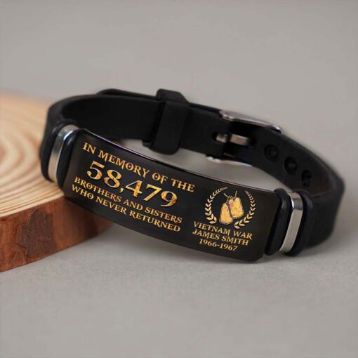 Personalized Vietnam Veteran Bracelet NPND5120301 - Image 4