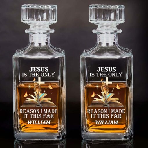 Personalized Jesus Whiskey Bottle QFTD5120301 - Image 2