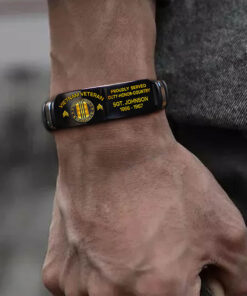 Personalized Vietnam Veteran Bracelet, Proudly Served: Duty - Honor - Country  Bracelet NPND5150303