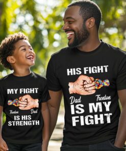 Personalized Autism Dad And Kids Shirt QFND5210304