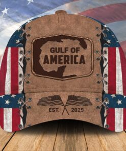 Personalized Name 3D All Over Printed Gulf Of America 2025 Cap, Gulf of America Hat UKTZ5040301