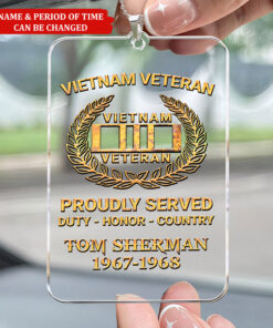 Personalized Vietnam Veteran Rear View Mirror Accessory QFNT5210303