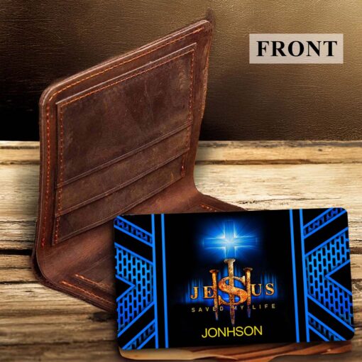 Personalized Jesus Wallet Card QFHM5040301 - Image 2