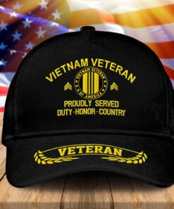 Personalized Vietnam Veteran 2D Embroided Cap QFTD5260302