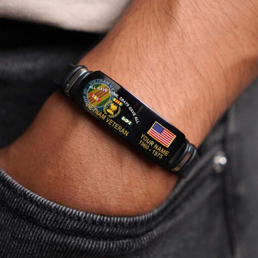 Personalized Vietnam Veteran Bracelet NPND5110304 - Image 3