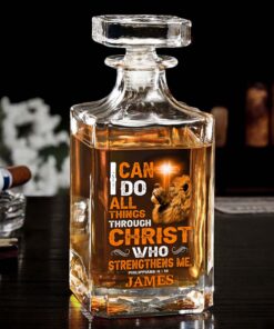 Personalized Jesus Whiskey Bottle QFTD5120302