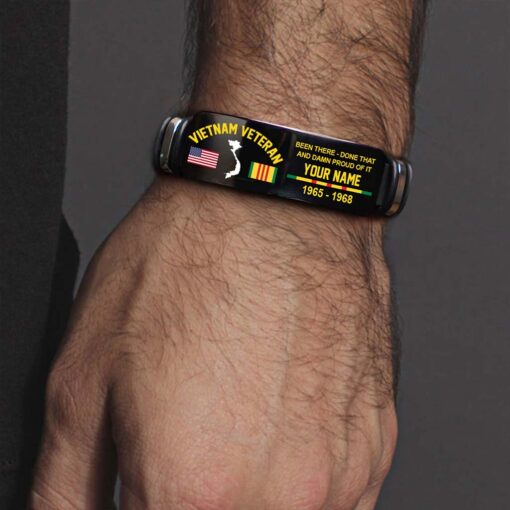 Personalized Vietnam Veteran Bracelet NPND5120303