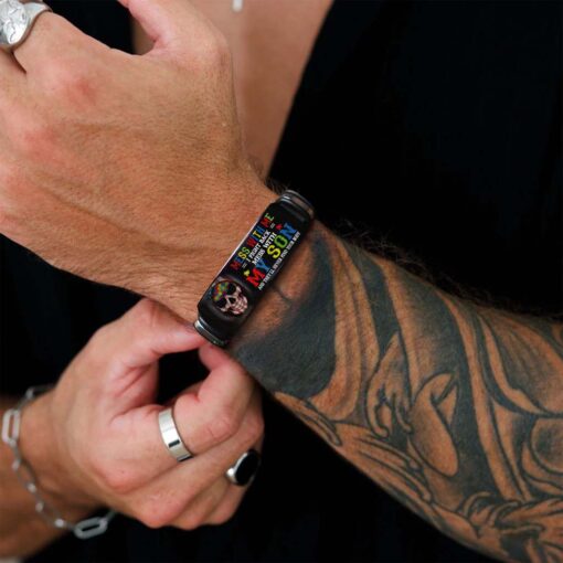 Personalized Autism Dad Bracelet UKHM5200302 - Image 5