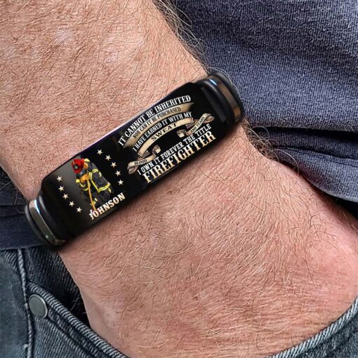 Personalized Firefighter Bracelet, I Own It Forever The Title Firefighter Bracelet NPND5250305