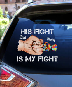 Custom Autism Dad Car sticker for Grandparents, Parents,, Gift For Autism Family, Father Day Gift UKHH5280304
